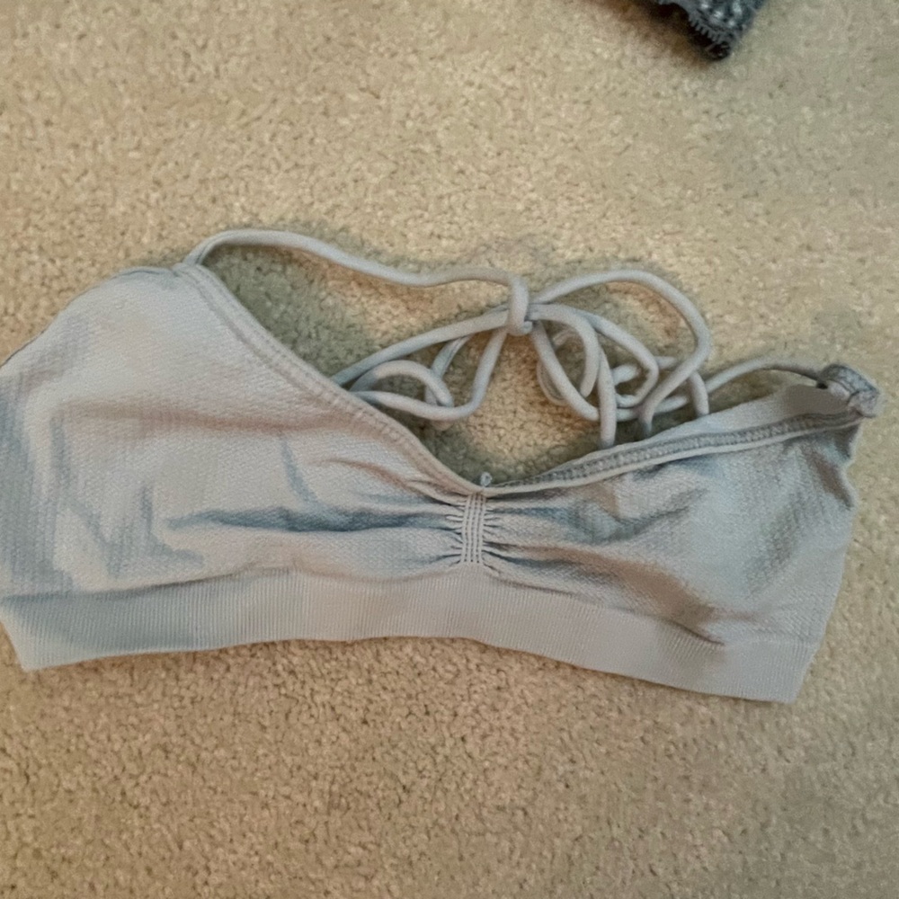 Light blue free people bralette